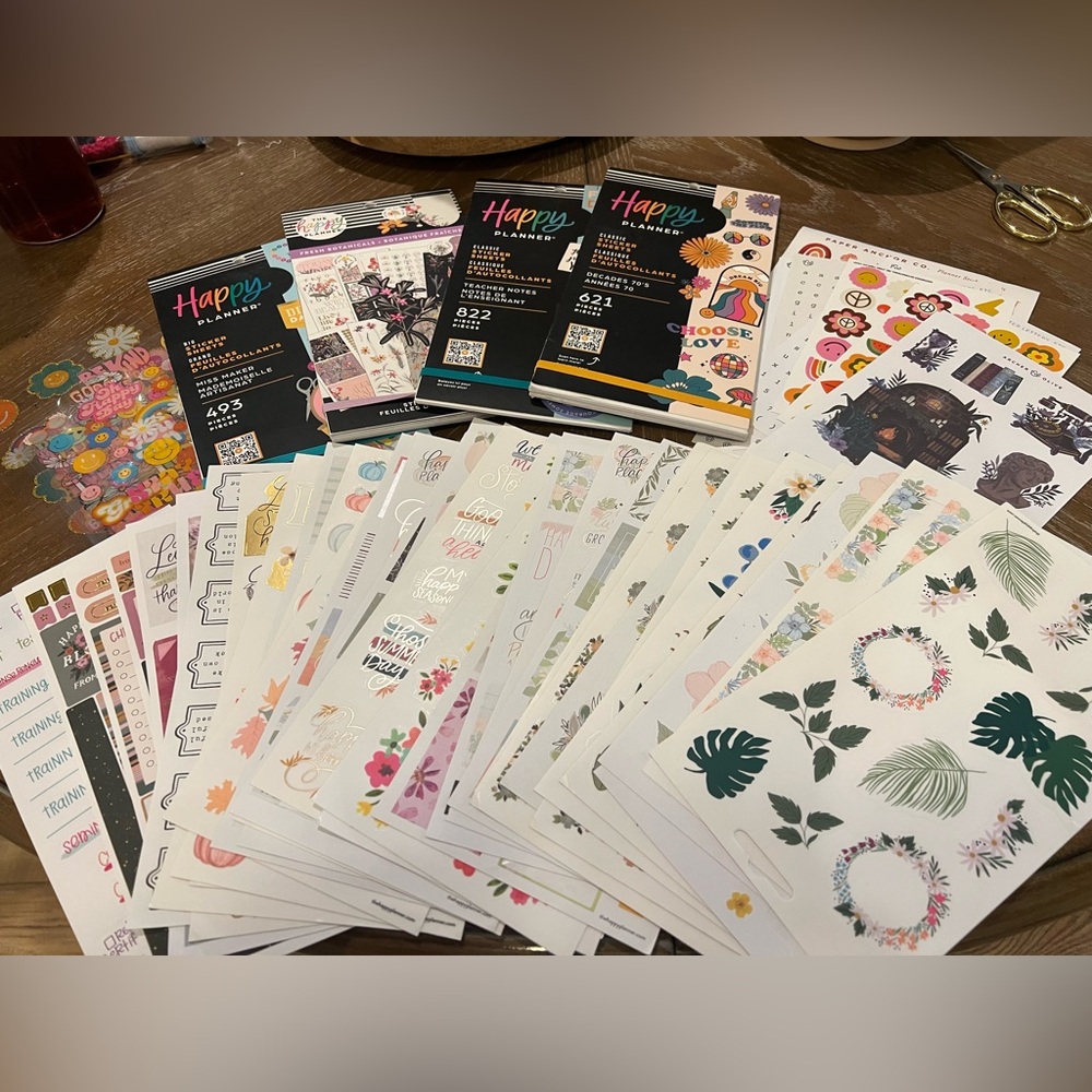 Happy Planner Sticker Collection - Vibrant Multicolor